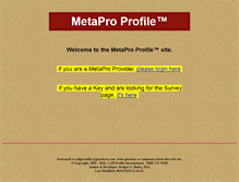 Tablet Screenshot of metaproprofile.com